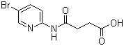 4-[(5-溴吡啶-2-基)氨基]-4-氧代丁酸分子结构 (CAS 188011-69-0)