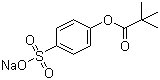2,2-二甲基丙酸 4-磺酸苯基酯钠盐分子结构 (CAS 188114-91-2)
