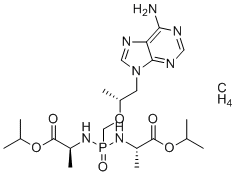 替诺福韦相关化合物8分子结构 (CAS 1883563-86-7)