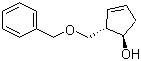 structure of CAS# 188399-48-6, (1R,2S)-2-(苄氧甲基)-3-环戊烯-1-醇