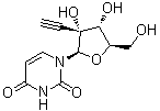 2'-C-乙炔基尿苷分子结构 (CAS 188413-98-1)