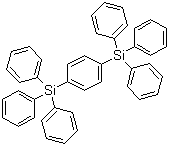 1,4-双(三苯基硅)苯分子结构 (CAS 18856-08-1)