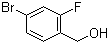 4-溴-2-氟苄醇分子结构 (CAS 188582-62-9)