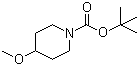 4-甲氧基-1-哌啶羧酸叔丁酯分子结构 (CAS 188622-27-7)