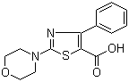 2-吗啉-4-基-4-苯基噻唑-5-甲酸分子结构 (CAS 188679-21-2)