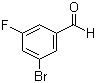 3-溴-5-氟苯甲醛分子结构 (CAS 188813-02-7)