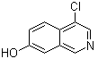 structure of CAS# 1888902-20-2, 4-氯-7-异喹啉醇