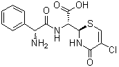 CAS # 188915-50-6, [2R-[2R*[R*(R*)]]]-alpha-[(Aminophenylacetyl)amino]-5-chloro-3,4-dihydro-4-oxo-2H-1,3-thiazine-2-acetic acid