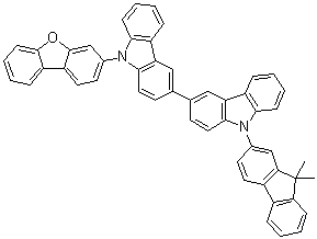 CAS # 1890157-72-8, 9-(3-Dibenzofuranyl)-9'-(9,9-dimethyl-9H-fluoren-2-yl)-3,3'-bi-9H-carbazole