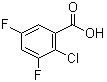 structure of CAS# 189024-26-8, 2-氯-3,5-二氟苯甲酸