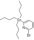 structure of CAS# 189083-81-6, 2-Bromo-6-(tributylstannyl)pyridine