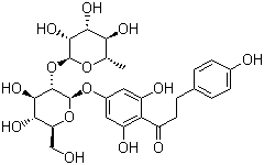 structure of CAS# 18916-17-1, 柚皮苷二氢查尔酮