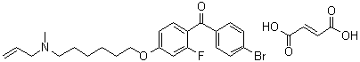Ro48-8071 富马酸盐分子结构 (CAS 189197-69-1)