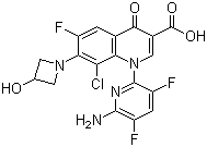 Delafloxacin分子结构 (CAS 189279-58-1)