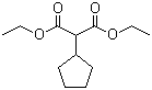 环戊基丙二酸二乙酯分子结构 (CAS 18928-91-1)