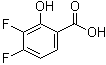 3,4-二氟水杨酸分子结构 (CAS 189283-51-0)