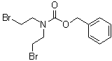 二(2-溴乙基)氨基甲酸苄酯分子结构 (CAS 189323-09-9)