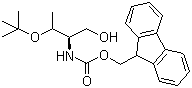structure of CAS# 189337-28-8, N-芴甲氧羰基-O-叔丁基-L-苏氨醇