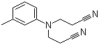 N,N-二氰乙基间甲苯胺分子结构 (CAS 18934-20-8)