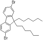 structure of CAS# 189367-54-2, 9,9-二己基-2,7-二溴代芴