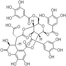 诃子林鞣酸分子结构 (CAS 18942-26-2)