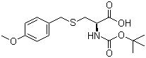 structure of CAS# 18942-46-6, Boc-S-(4-methoxybenzyl)-L-cysteine