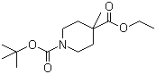 structure of CAS# 189442-87-3, N-Boc-4-甲基-4-哌啶甲酸乙酯