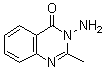 structure of CAS# 1898-06-2, 2-Methyl-3-amino-4-quinazolinone