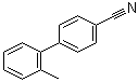 2'-甲基-1,1'-联苯-4-甲腈分子结构 (CAS 189828-30-6)