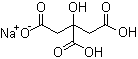 structure of CAS# 18996-35-5, 柠檬酸单钠盐