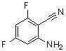 structure of CAS# 190011-84-8, 2-氨基-4,6-二氟苯甲腈