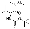 structure of CAS# 190260-92-5, N-[(1R)-1-[(甲氧基甲基氨基)羰基]-2-甲基丙基]氨基甲酸叔丁酯
