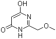 2-甲氧基甲基嘧啶-4,6-二醇分子结构 (CAS 1903-90-8)