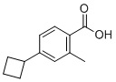 structure of CAS# 190367-31-8, 4-环丁基-2-甲基苯甲酸