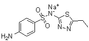 structure of CAS# 1904-95-6, 磺胺乙二唑钠