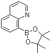 structure of CAS# 190788-62-6, 喹啉-8-硼酸频哪醇酯