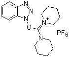 structure of CAS# 190849-64-0, (Benzotriazol-1-yloxy)dipiperidinocarbenium hexafluorophosphate