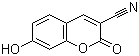 structure of CAS# 19088-73-4, 3-氰基-7-羟基香豆素