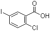 structure of CAS# 19094-56-5, 2-氯-5-碘苯甲酸