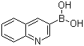 喹啉-3-硼酸分子结构 (CAS 191162-39-7)