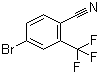 4-溴-2-(三氟甲基)苯甲腈分子结构 (CAS 191165-13-6)