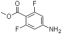 4-氨基-2,6-二氟苯甲酸甲酯分子结构 (CAS 191478-99-6)