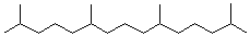 structure of CAS# 1921-70-6, 2,6,10,14-Tetramethylpentadecane