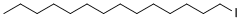 1-碘十四烷分子结构 (CAS 19218-94-1)