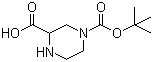 structure of CAS# 192330-11-3, 4-Boc-2-哌嗪甲酸