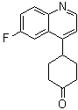 4-(6-氟-4-喹啉基)环己酮分子结构 (CAS 1923836-99-0)
