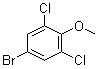 structure of CAS# 19240-91-6, 4-溴-2,6-二氯苯甲醚