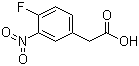 structure of CAS# 192508-36-4, 3-Nitro-4-fluorophenylacetic acid