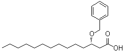 (S)-3-苄氧基十四烷酸分子结构 (CAS 192508-66-0)