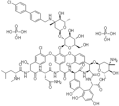 structure of CAS# 192564-14-0, 奥利万星二磷酸盐